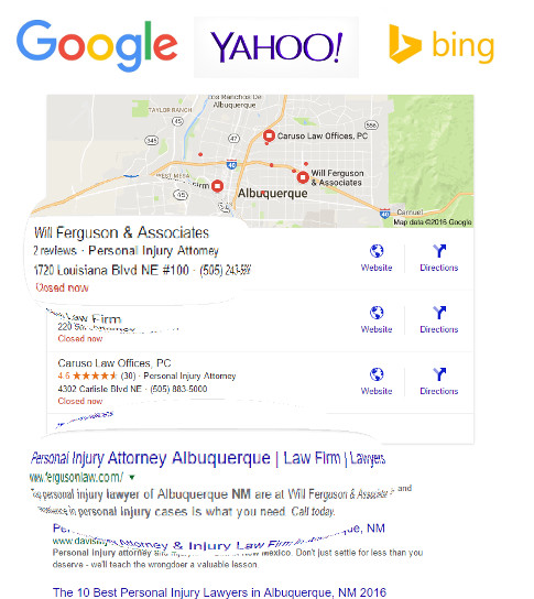 Top Legal Search Results